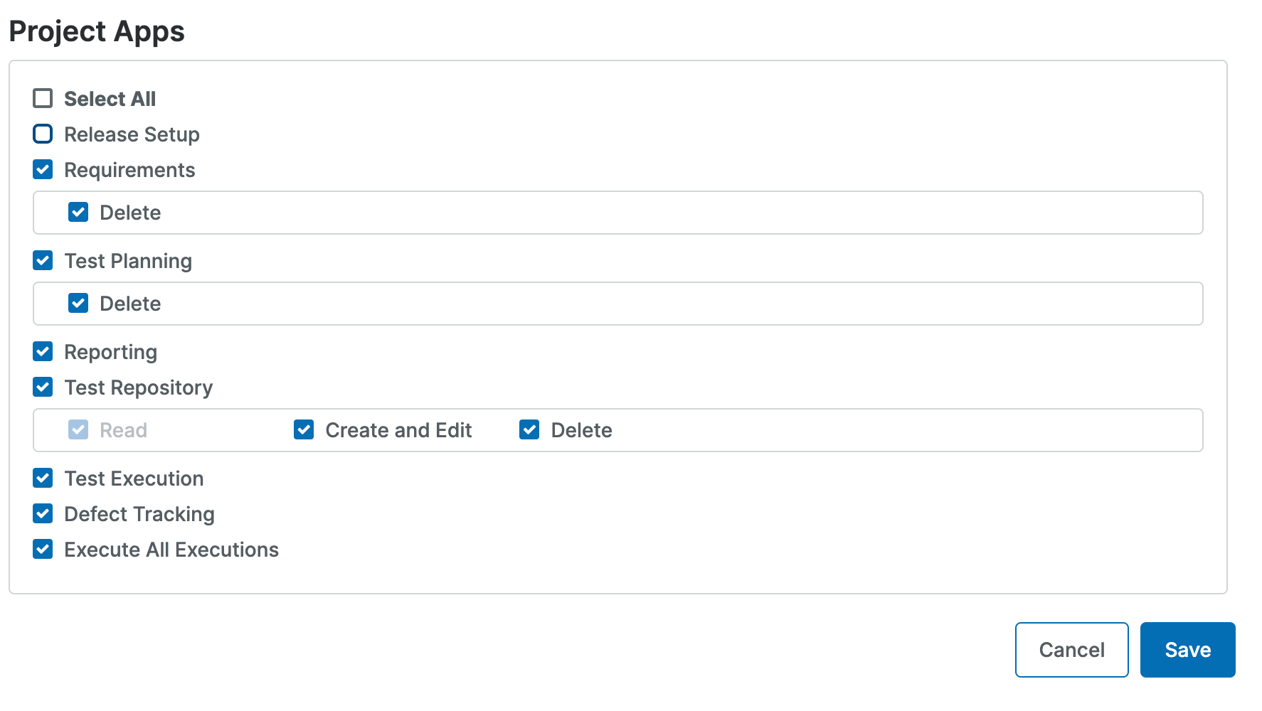 Project Template Role