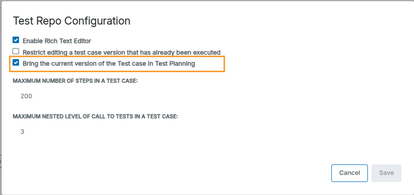 Test Repo Configuration